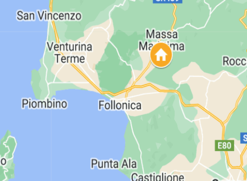kaart map van Puglia onder Bari